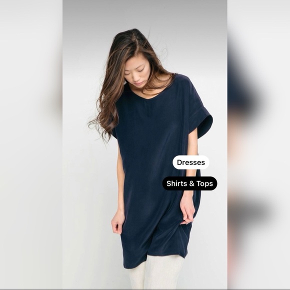 Elizabeth Suzann Georgia Dress - Nude Silk Crepe - Picture 8 of 10